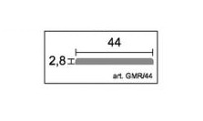 Profil schodový Protect 126 - guma GMR/44