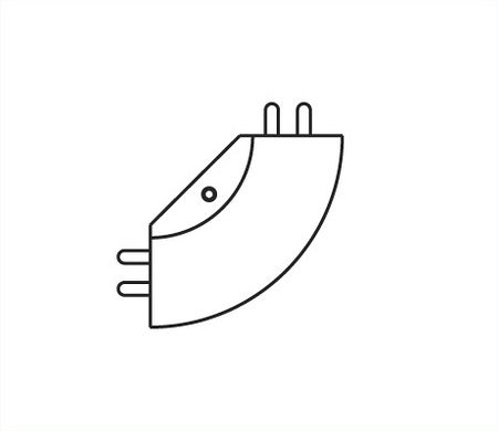 Kout vnější PVC ( k vnitřní liště ) - 7, 8, 9 mm